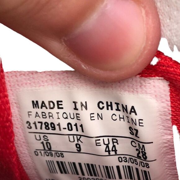 Vintage 2008 Nike Dunk High Patent Toe Grey Sunburst Size 10 - Picture 4 of 16